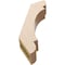 Ekena Millwork 3-inch W x 12-inch D x 16-inch H Olympic Rough Cedar Woodgrain TimberThane Knee Brace, Primed BRCUR03X12X16OLYRCPR - alternate 6